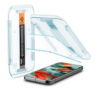Spigen Glas.tR EZ Fit Protector Pantalla para Google Pixel 10 Pro XL, Pixel 9 Pro XL, 2 Unidades, Instalación Fácil, Alta Definicion, Dureza 9H, Anti-Arañazos