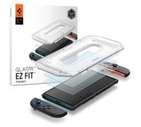 Spigen Glas.tR EZ Fit Protector Pantalla para Nintendo Switch 2, Instalación Fácil, Alta-Definición, Dureza 9H, Tacto preciso