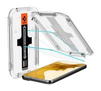 Spigen Glas.TR Slim EZ Fit Protector Pantalla para Samsung Galaxy S22, 2 Unidades, Alta Definición, Dureza 9H, Compatible con Funda
