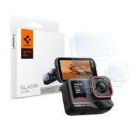 Spigen Glas.tR Slim Protector Pantalla para Insta360 Ace Pro 2, 6 Unidades (2 protectores de cámara + 2 protectores de pantalla frontal + 2 protectores de pantalla trasera) Transparente, Antiaráñazos