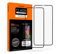 Spigen Glass FC 2 Pack, negro - iPhone 11 Pro/XS/X