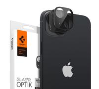 Spigen Glass Optics 2 Pack, negro - iPhone 14/iPhone 14 Plus