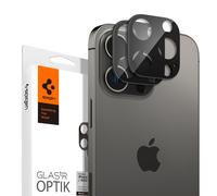 Spigen Glass Optics 2 Pack, negro - iPhone 15 Pro/15 Pro Max/14 Pro/14 Pro Max