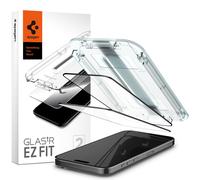Spigen Glass tR EZ Fit 2 Pack, FC Negro - iPhone 15 Pro Max