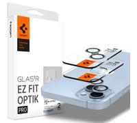 Spigen Glass tR EZ Fit Optik Pro 2 Pack, azul - iPhone 15/15 Plus/14/14 Plus