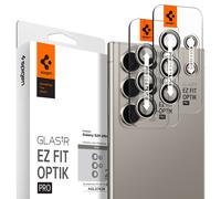 Spigen Glass tR EZ Fit Optik Pro 2 Pack, gris - Samsung Galaxy S24 Ultra
