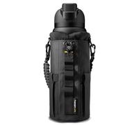 Spigen Life LF500 Bolsa Magnética de Gimnasio, Bolsa Magnetica Gym, Porta Botella de Agua con Práctico Espacio de Almacenamiento, Funda Botella Agua Ideal para Deporte y Viajes - Negro