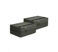 Spigen Life Organizador de Maleta Compression Packing Cubes Organizadores Maletas de Viaje Expandibles Organizador de Equipaje Impermeable, 2 piezas (L1+L1) - Verde oscuro