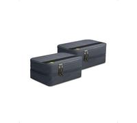Spigen Life Organizador de Maleta Compression Packing Cubes Organizadores Maletas de Viaje Expandibles Organizador de Equipaje Impermeable, 2 piezas (S1+S1) - Gris oscuro