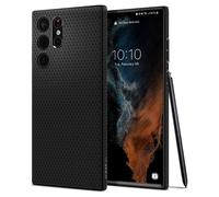 Spigen Liquid Air, negro mate - Samsung Galaxy S22 Ultra