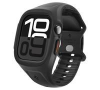 Spigen Liquid Air Pro Funda con Correa de TPU Compatible con Apple Watch Serie 11/10 46mm (2025/2024) - Negro