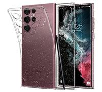 Spigen Liquid Crystal Glitter Funda Compatible con Samsung Galaxy S22 Ultra -Crystal Quartz