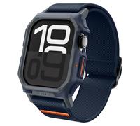 Spigen Lite Fit Pro Funda con correa de Nylon Compatible con Apple Watch Serie 11/10 46mm (2025/2024) - Azul Marino