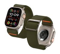 Spigen Lite Fit Ultra Correa en Nylon Compatible con Apple Watch Ultra 3/2/1 49mm, Series 11/10 46mm, Series 9/8/7-4/SE 45mm, 44mm - Caqui