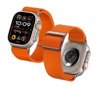 Spigen Lite Fit Ultra Correa en Nylon Compatible con Apple Watch Ultra 3/2/1 49mm, Series 11/10 46mm, Series 9/8/7-4/SE 45mm, 44mm - Naranja