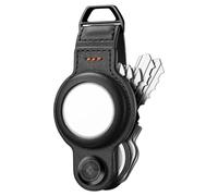 Spigen Llavero AirTag Valentinus Pro Key Holder Compatible para AirTag 2 (2026) / AirTag (2021), Funda AirTag, Porta chaves - Negro