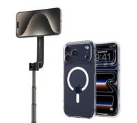 Spigen MagSafe Pack - Palo Selfie MagSafe & Funda Trasparente MagSafe para iPhone 17 Pro MAX