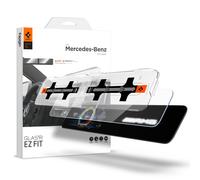 Spigen Mercedes Benz Glass tR EZ Fit Anti Glare Protector de Pantalla 2 Pack - Clase E 2021/2020