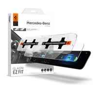 Spigen Mercedes Benz Glass tR EZ Fit Cristalino Protector de Pantalla 2 Paquetes - Clase A 2021/2020