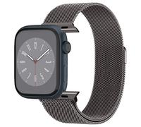 Spigen Metal Fit, grafito - Apple Watch 49mm/45mm/44mm/42mm