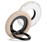 Spigen NanoPop MagFit Soporte Silicona para Teléfono, Soporte Anillo MagSafe, Agarre Magnético, Diseñado para iPhone 17 16 15 14 13 12 y Fundas MagSafe para Pixelsnap Pixel 10 Samsung S25 - Beige Coco