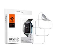 Spigen NeoFlex Protector de Pantalla compatible con Apple Watch SE 3/2/1 (40mm), Apple Watch 9/8/7 (41mm), 6/5/4 (40mm), 3 Unidades, Película de TPU, Instalación Húmeda, Cobertura Completa