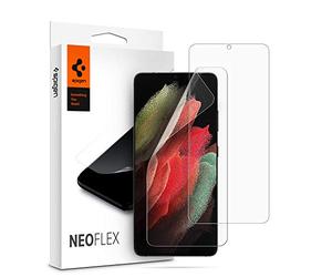Spigen NeoFlex Protector Pantalla [2 Pack] para Samsung Galaxy S21 Ultra