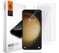 Spigen NeoFlex Solid Protector Pantalla para Samsung Galaxy S23 Plus, Película de PET, 2 Unidades, Instalación de líquido, Alta Definición, Compatible con Funda