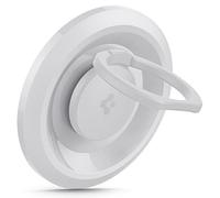Spigen O-mag Soporte Anillo Magnético Movil 360° Rotación Agarre para [MagSafe y Pixelsnap] iPhone 17, 16, 15, 14, 13, 12 Pro MAX Air y Fundas MagSafe para Pixel 10 XL Fold y Samsung S25 - Blanco