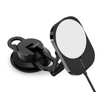 Spigen OneTap Pro 3 15W Soporte de Cargador Inalámbrico rápido para Coche Salpicadero diseñado para Magsafe, [Certificado por Módulo MFM], para Modelos iPhone 16, 15, 14, 13, 12