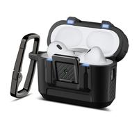 Spigen para funda AirPods Pro 3, ajuste seguro compatible con AirPods Pro 3ra Generación (2025) - Negro Mate