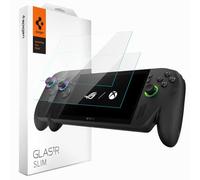 Spigen Protector Pantalla [2 Pack] para ASUS ROG Xbox Ally, ROG Xbox Ally X | ROG Ally, ROG Ally X, MSI Claw 7 AI+, Cristal templado, Ultra transparente, Resistente a arañazos, Compatible con fundas, 9H