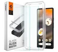 Spigen Protector Pantalla para Google Pixel 6a, 2 Unidades, Compatible con Funda, Dureza 9H