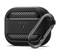 Spigen Rugged Armor Compatible con Apple Airpods Pro Funda (2019) - Negro Mate