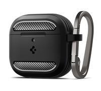 Spigen Rugged Armor, negro mate - AirPods 4