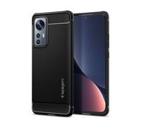Spigen Rugged Armor, negro - Para Xiaomi 12/Para Xiaomi 12X