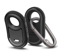 Spigen Rugged Armor, negro - Samsung Galaxy Smart Tag 2 2023