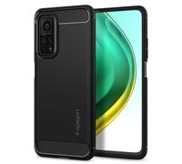 Spigen Rugged Armor, negro - Xiaomi Mi 10T/Pro