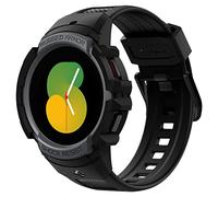 Spigen Rugged Armor Pro Funda con Banda de Correa Compatible con Galaxy Watch 5 44mm (2022) / Galaxy Watch 4 44mm (2021) - Gris Carbón