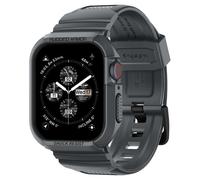 Spigen Funda y Correa Rugged Armor Pro Compatible con Apple Watch Series 9 8 7 45mm y Series SE2 6 5 SE 4 44mm (Gris Oscuro)