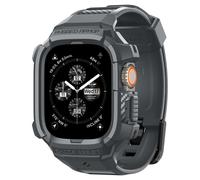 Spigen Funda y Correa Rugged Armor Pro Compatible con Apple Watch Ultra 2 49mm e Apple Watch Ultra 49mm- Grigio Oscuro