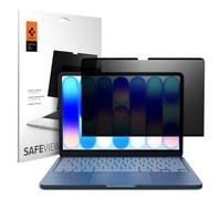 Spigen SafeView Protector Pantalla Filtro Privacidad para MacBook Neo 13 Pulgadas, 1 Unidad, Anti-Espía, Cobertura Completa, Con paño de limpieza y estuche