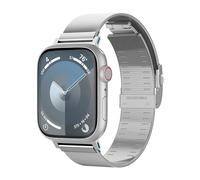 Spigen Sleek Link Correa para Apple Watch 12/11/10 42mm, 41/40/38mm | Correa de acero inoxidable con malla metálica delgada para 9/8/7/SE3/SE2/SE/6/5/4 - Plata