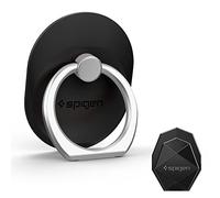 Spigen Soporte Anillo Movil, Style Ring Anillo Soporte Teléfono para Todos los teléfonos y tabletas - Negro