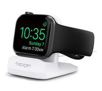 Spigen Soporte de Carga S350 Compatible con Apple Watch Ultra 3/2/1, Series 11/10/9/8/SE2/7/6/SE/5/4/3/2/1 con Base Estable Antideslizante - Blanco