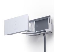 Spigen SpaceX Starlink Gen 3 Soporte de pared 2 en 1 para router y fuente de alimentación con gestión de cables y compartimento trasero, fácil montaje, accesorio para Starlink Gen 3 Internet Kit