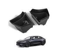 Spigen Tesla Model 3 Highland 2026 Organizador de Maletero de TPE [Paquete de 2] Rayas Antideslizante, Caja de Espacio de Almacenamiento, Diseñado para Accesorios Tesla Model 3
