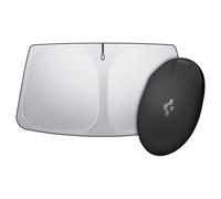 Spigen Tesla Model X CryoShade Parasol Parabrisas Delantero Diseñado para Tesla Model X Accesorios - Negro