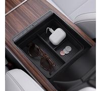 Spigen Tesla Model X y Model S Organizador de Consola Central Diseñado para Accesorios Tesla Model X y Model S - Edición Carbono