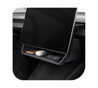 Spigen Tesla Model Y 2025 2026 Juniper y Model 3 Highland 2024 2025 2026 Organizador de Almacenamiento, Debajo de la Pantalla, Diseñado para Accesorios Tesla Model 3 - Negro